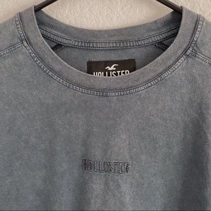 Acid Wash Grey Hollister Long Sleeve